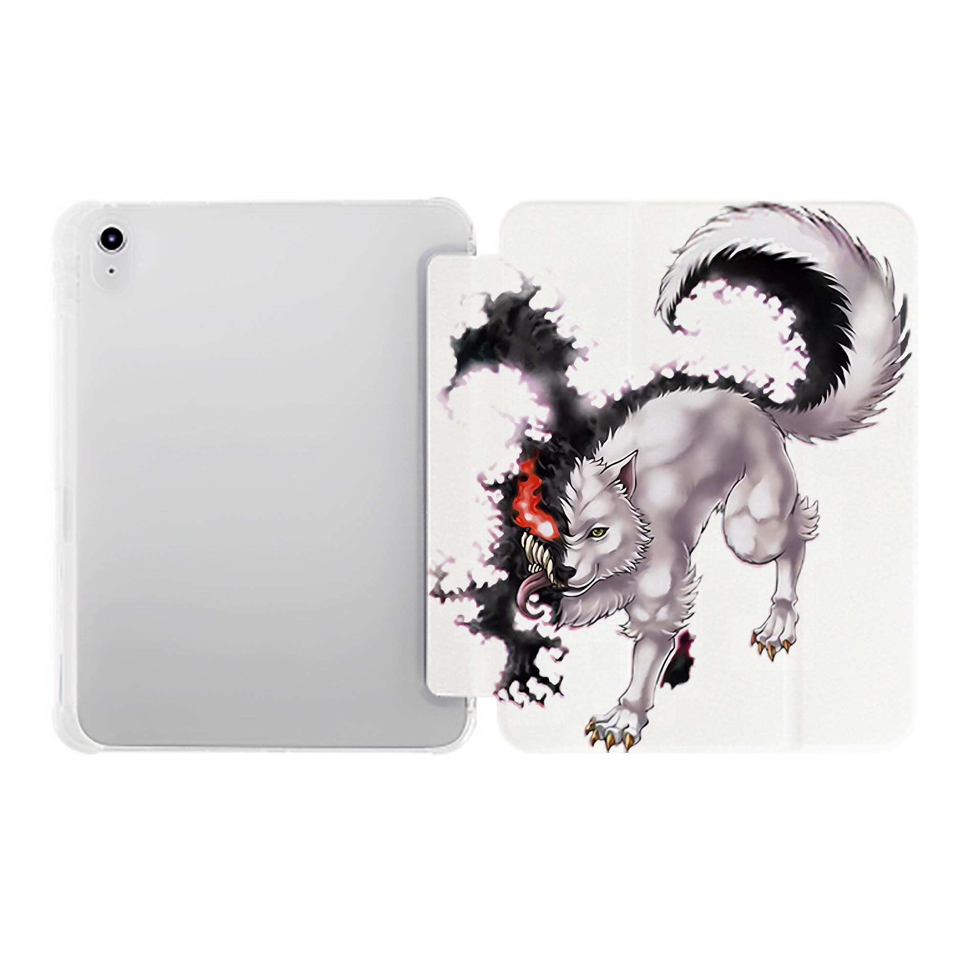 （画像用） 遊☆戯☆王 Yu-Gi-Oh! IPad ケース ペン収納付き 三つ折りスタンド PUレザー×シリコン 対応機種9.5/10.5/10.9インチ